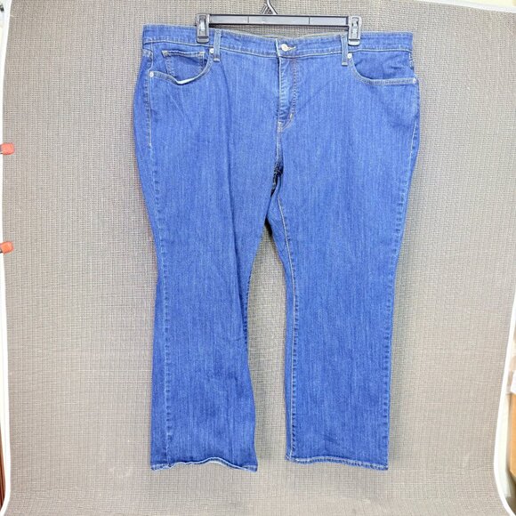 Levis Womens 415 Classic Bootcut Jeans Size 24W Blue Denim - Picture 1 of 11